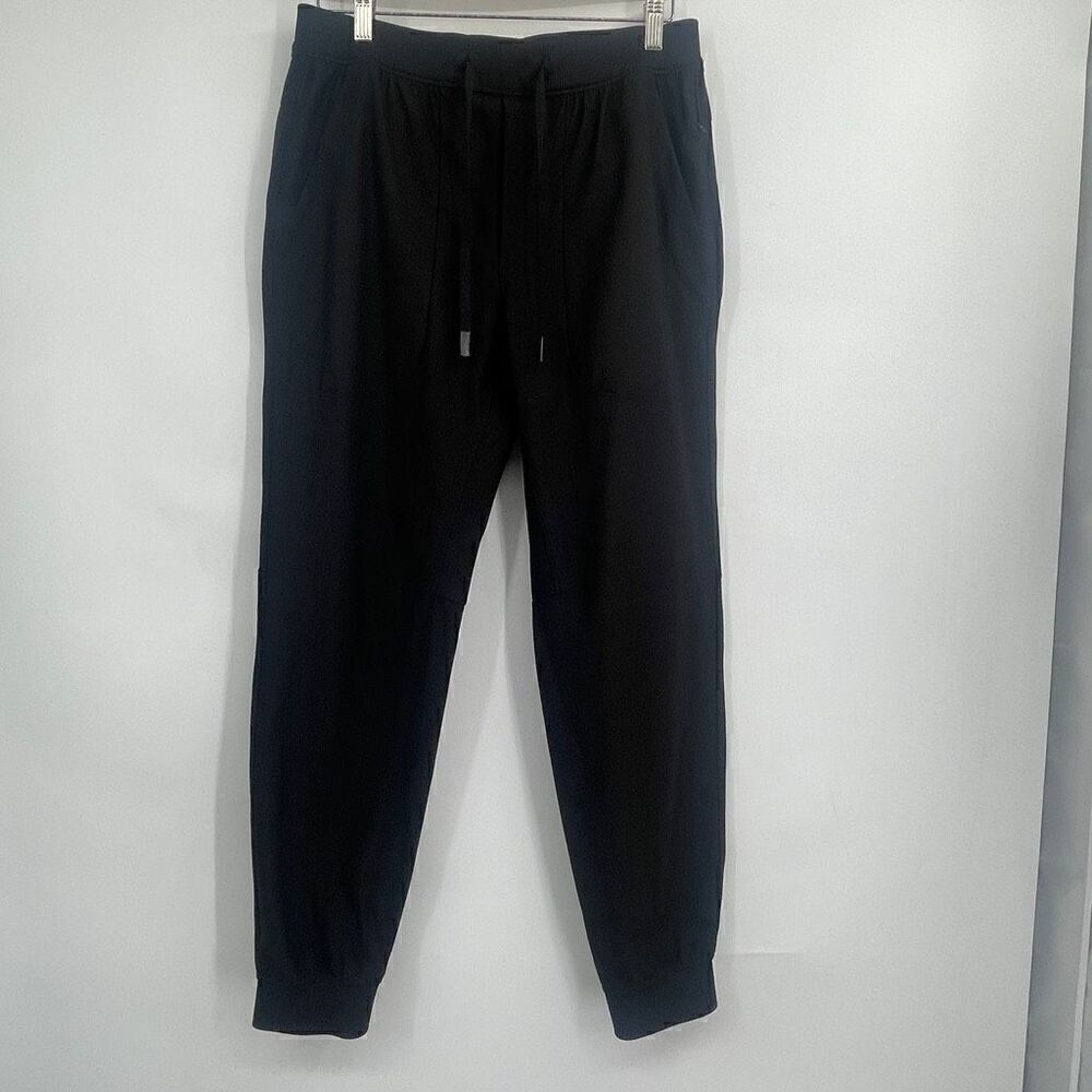 7 Diamonds Black Polyester Sport Infinity Jogger Activewear Pants Medium